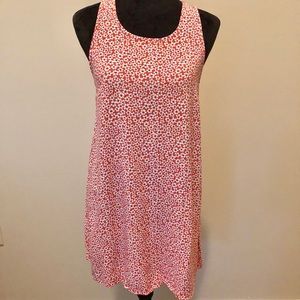 Forever 21 daisy print mini dress in red.